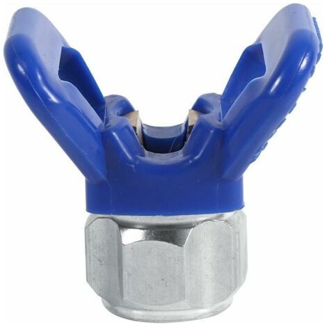 Pistolet Pulvérisateur de Peinture Airless Garde de Siège de Buse plate pour pulvérisateur Outil universel (Bleu)