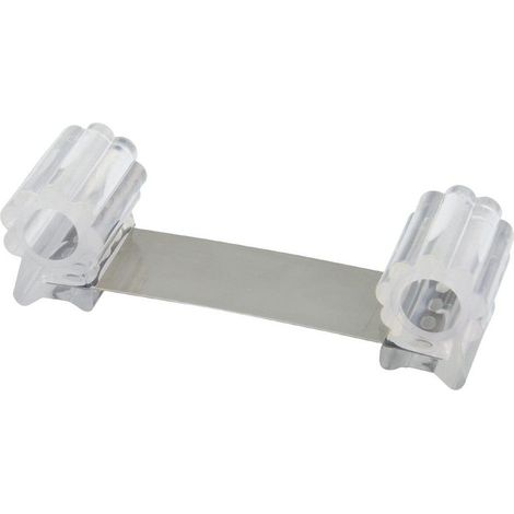 Tope Sujeta Puerta Goma Transparente 13 cm.