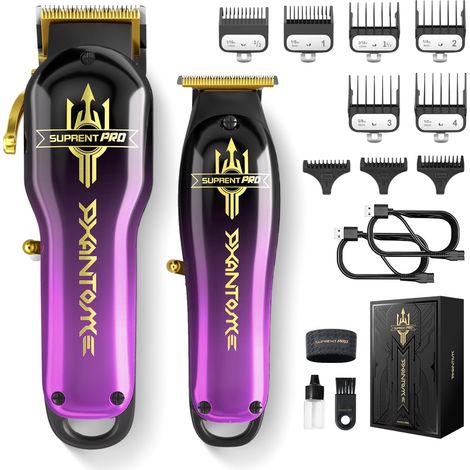 Men's Hair Clipper Brushless Motor Cordless Hair Cutting Kit, Hair Clippers Gift Kit for Men (1/5)