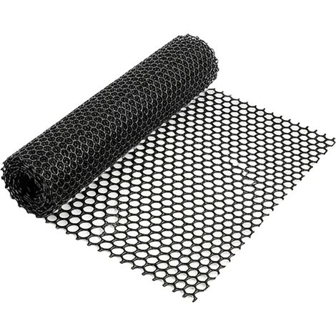 Rete protezione prato Relaxdays, PE, 1,3 x 5 m, senza sottofondo, percorribile, per robot tosaerba, nera (1/5)