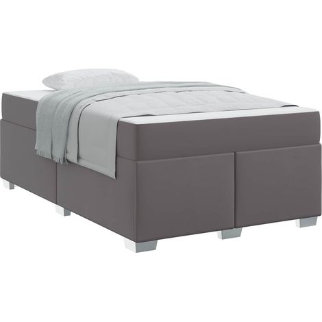 Maison Exclusive - Estructura de cama con colchón Gris 120 x 190 (1/5)