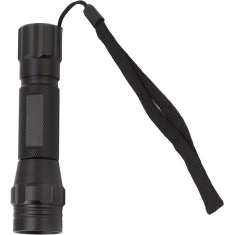 torche LED bleue zoomable en alliage d aluminium idéale pour