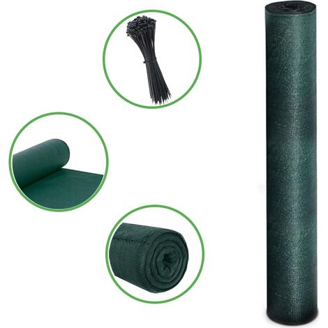 Red de camuflaje verde de 10 m para una valla de 1,5 m (1/5)