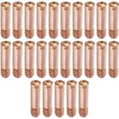 25 buses de contact 15AK pour soudage MIG sous protection gazeuseaccessoires de soudage sous protection gazeusebuse de protection 0,9 (1/5)