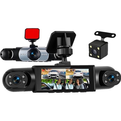 Dashcam, risoluzione 1080P, configurazione a quattro telecamere, telecamera da cruscotto (1/2)