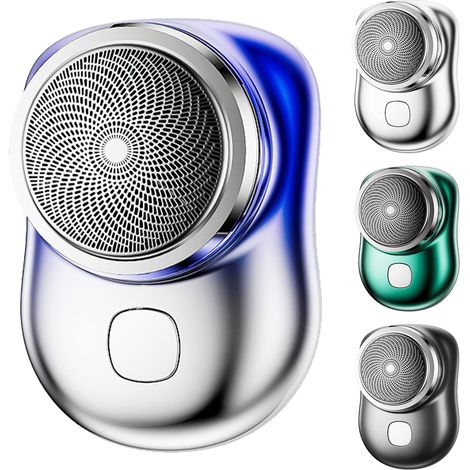 1 Rasoir Électrique, Tête Flottante 3D, Acier Inoxydable, Étanche IPX7, Rechargeable USB-C, Pour Homme