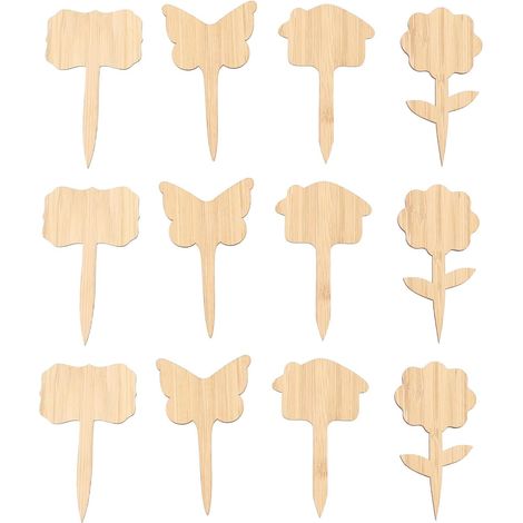 40 étiquettes pour plantes et fleurs d'intérieur, idéales pour les herbes aromatiques. (1/5)
