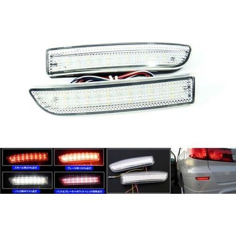 Kit 2 Fanali Posteriori A Led Trasparente Per Toyota Alphard T270 Avensis Previa Estima RAV4 (1/3)