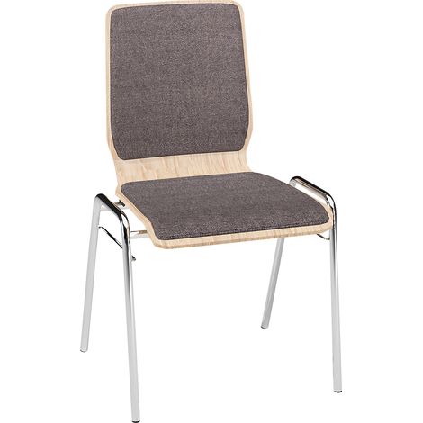 FRANKEL kaiserkraft, Chaise à coque en bois NUKI, rembourrée, (1/2)
