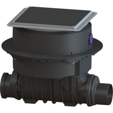 - Clapet anti-retour Staufix SWA DN 125, plaque de base, noir
