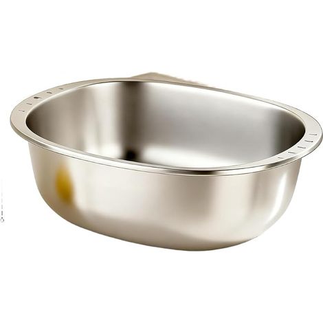 Passoire en métal à double paroi 34 cm de profondeur (1/5)