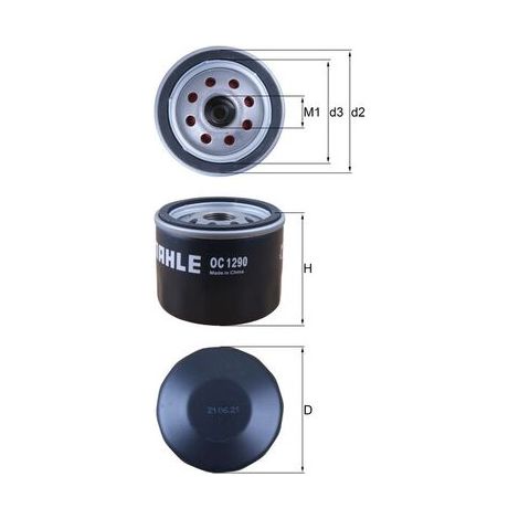 Ölfilter OC1290 Knecht (1/2)