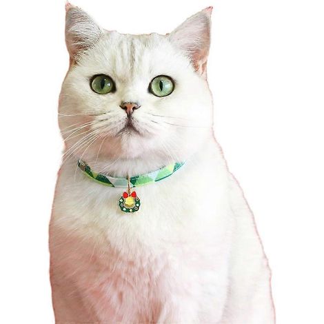 Schneemann-Kranz-Katzenhalsband, Weihnachtsaccessoire für kleine und mittelgroße Hunde und Katzen, festliches Kostüm für Mädchen.