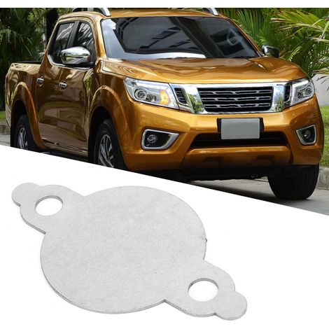 Cale d'obturation vanne EGR compatible Nissan Navara D40 YD25 2.5L Common Rail Euro 4 2006-2011, plaque métal anti-pollution, kit unique. (1/5)
