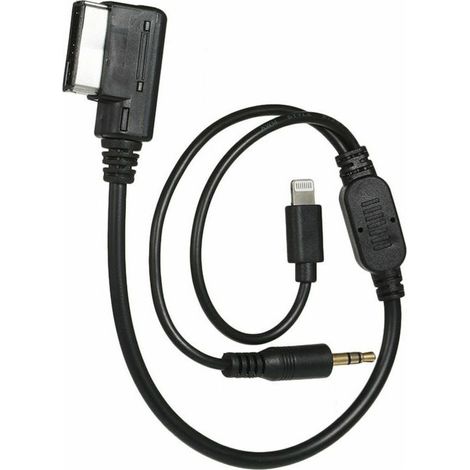 Adaptateur Audio 3,5 mm : Compatibilité Audi, VW, iPad, iPhone - Connexion Fiable (1/4)