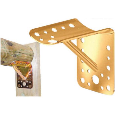 PIASTRA AD ANGOLO PIANA C/RINFORZO Ø 80/100 65x85 mm -
