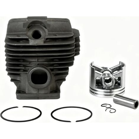 Pièces de tronçonneuse durables et résistantes à l'usure : ensemble cylindre et segments de piston pour Husqvarna 435/440.