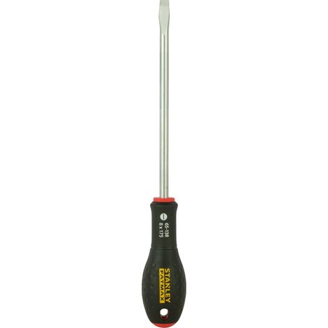 Stanley FatMax Flared Tip Screwdriver – 8.0 x 175 mm Heavy-Duty Precision Tool