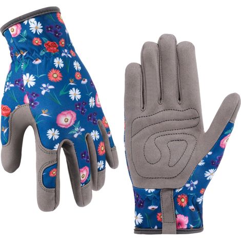 Guanti da giardinaggio da donna, guanti da giardinaggio antiperforazione, guanti da lavoro antiperforazione per fiori da donna, resistenti alle forature, antiscivolo e flessibili. (1/4)