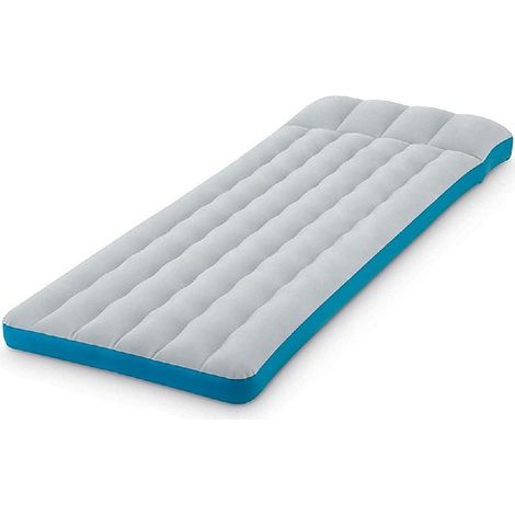 Trade Shop - Materasso Gonfiabile Camping In Vinile Laminato 184x67x17cm Per Campeggio 67997 - (1/5)