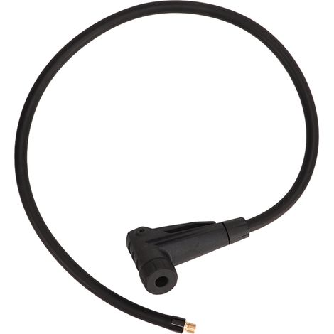Tuyau de rallonge 60cm pour gonfleur d'air, adaptateur buse 2-en-1 pour valve de pneu, connecteur de pompe auto, accessoire de gonflage pratique (1/5)