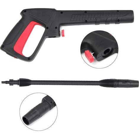 High-pressure car wash gun, water gun, foam cleaning gun, quick-connect fitting, extension rod (1/5)