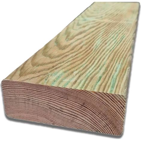 Trave in legno massello da 300 cm, sezione 4,5x12 cm, Impregnata (1/5)