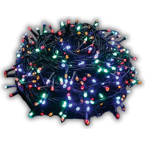 Luci catena lineare per natale 180 Led con controller regolazione intensità - Multicolor (1/4)