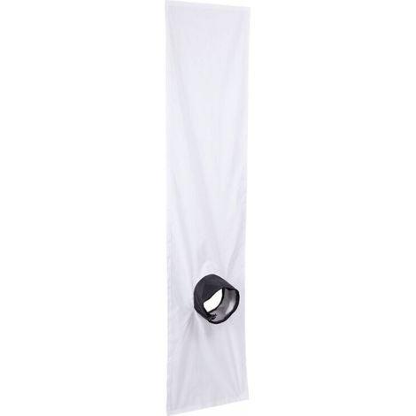 Joint de porte pour climatiseurs mobiles avec rallonge de tuyau cousue pour une performance de refroidissement optimale, une consommation d'énergie réduite, avec fermeture Éclair, 100x210cm