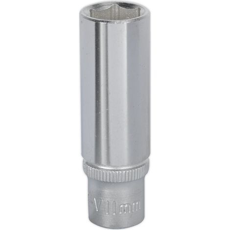 Sealey S1411D Premier Deep Socket 1/4"Sq Drive 11mm