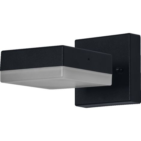 LEDVANCE ENDURA Classic Spot Square applique da esterno quadrata, nera, con attacco GX53 (max 12W) per una facile sostituzione della lampada, testa orientabile, protezione IP44 (1/4)