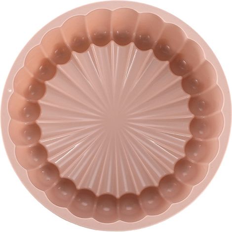 Molde redondo de silicona de 25 cm para pasteles, hornos, tartas de capas y utensilios para hornear queso (1 pieza) (1/5)
