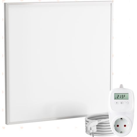UMBRELLA® CF calefacción infrarroja 60 × 60 cm 360 W con termostato WiFi TH12 – panel calefactor Carbon Crystal para pared, techo y techos modulares (1/5)