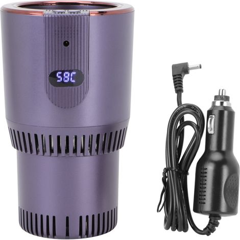 Chauffe-gobelet intelligent pour voiture, refroidisseur, contrôle électrique de la température, porte-gobelet avec écran (adaptateur CC) (1/5)