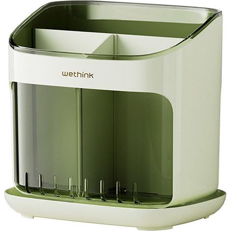 Étagère murale de cuisine pour ranger baguettes, panier d'égouttage, support, boîte de rangement-AquaForge (1/5)
