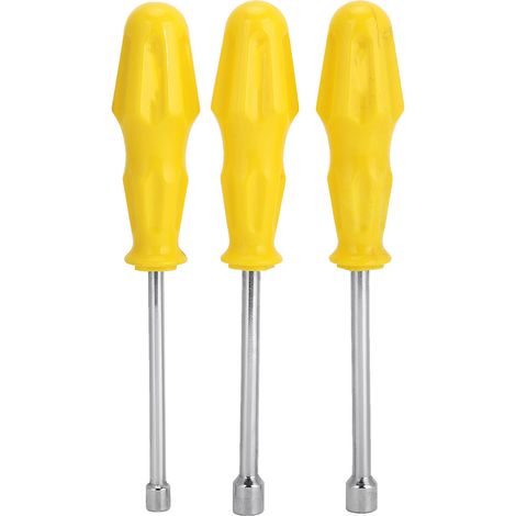 Ensemble De Tournevis À Douille Hexagonale - Acier Chrome Vanadium - Pour Écrous Longs Et Vis - 5mm 7mm 8mm - Lot De 3 Pièces (1/5)
