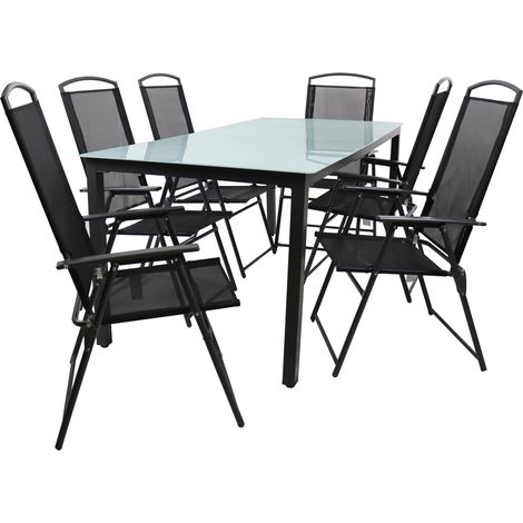 Ensemble de meubles de jardin de groupe de sièges de 7 pièces 189M 105x189x90 - VCM (1/2)