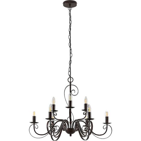 [GEBRAUCHT] Lindby Landhaus Kronleuchter Caleb Hängeleuchte Deckenlampe Siehe Text/Foto B-Ware