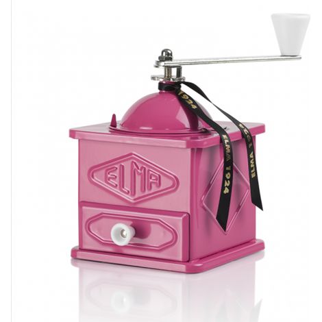 ELMA molino cafe chapa rosa r-24171 , Molino café chapa rosa Elma Molino de café elaborado artesanalmente bajo el diseño genuino de ELMA. -Dos posiciones de ajuste: grano fino (1/5)