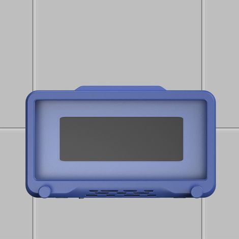Support mural pour téléphone portable étanche avec coque tactile, pour salle de bain, cuisine, miroir ou baignoire. (1/5)