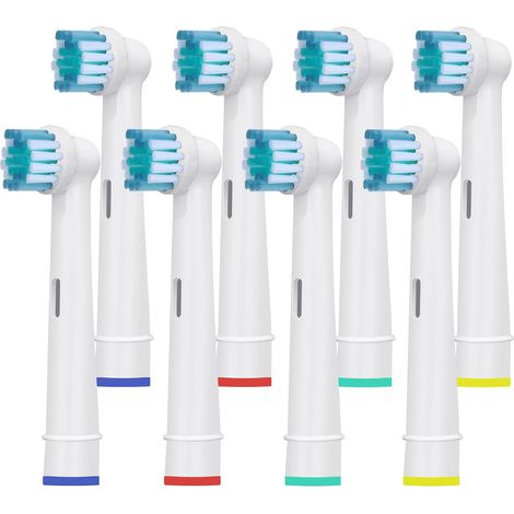 Replacement Toothbrush Heads Compatible with Vitality 100 Pro Genius X Kids Electric Toothbrush Heads (8) (1/5)