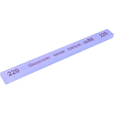 Pietra abrasiva Gesswein EDM BLUE, grana 220 - 6x13x150 mm