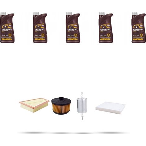 Kit tagliando 3 FILTRI e 5L OLIO compatibile con Renault Megane CC 1.2 TCE 85kw Dal 2012 (1/5)