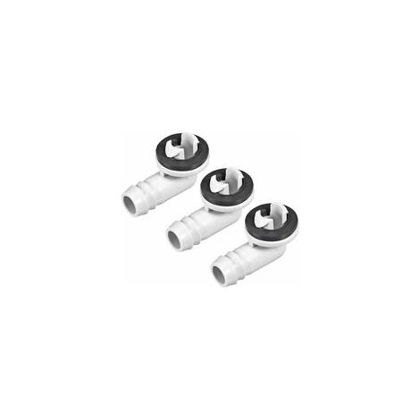 Climatisation Drainage Tuyau Connecteur Coude Raccord pour Mini-Split Unités et Fenêtre AC Unité Parties 15mm 3Pcs (1/5)