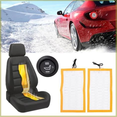 Cocosity Coussin chauffant pour siège de voiture en fibre d'alliage, protection contre la surchauffe, plus rapide, universel pour (1/4)
