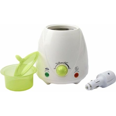 Chauffe Bibéron pour La Maison et La Voiture - Petits Pôts et Bibérons Blanc, Vert (1/5)
