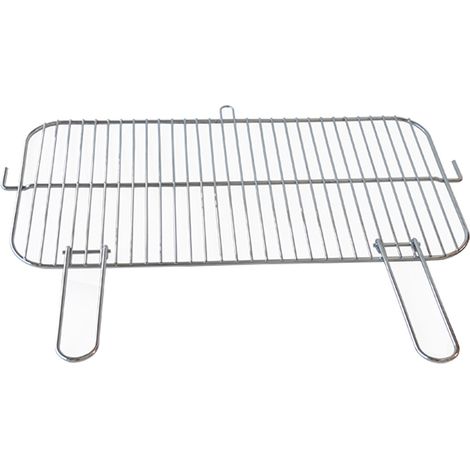 GRIGLIA CON MANICI FRONTALI cm. 60x32  - OMPAGRILL