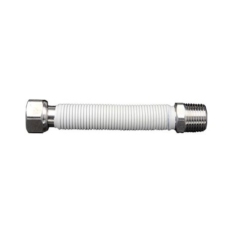 FLESSIBILE ESTENSIBILE RIVESTITO PER ALLACCIAMENTO ACQUA CALDAIE A GAS mm 220/420 20-3/4x3/4