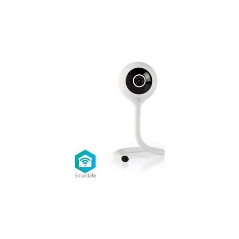Caméra intérieure connectée et autonome HD 1080p avec vision nocturne- NEDIS- (1/7)