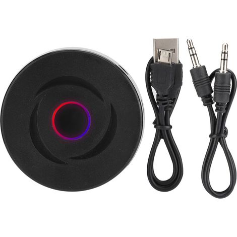 Ricevitore Bluetooth 5.0 per sistemi audio per auto e per la casa, con supporto per chiamate in vivavoce, audio HD e connettività wireless, dotato di uscita AUX, doppia interfaccia a lungo raggio e in